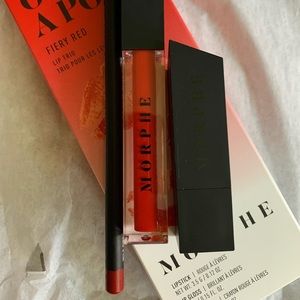 Morphe lip set in Fiery Red